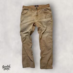 Ridgecut Wear Vintage Pants Size 36x32 Brown Workwear Durable Distressed Style